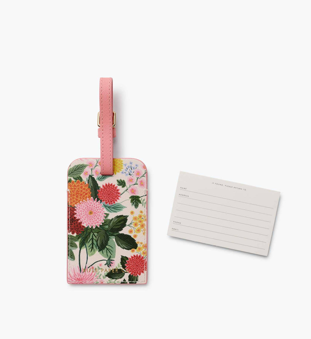 Dahlia Luggage Tag