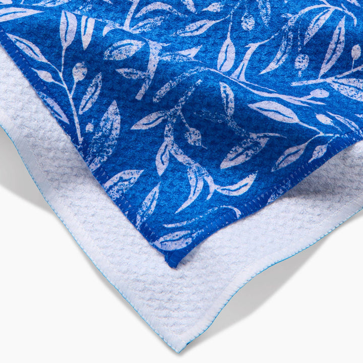Hanukkah Leaves Tea Towel