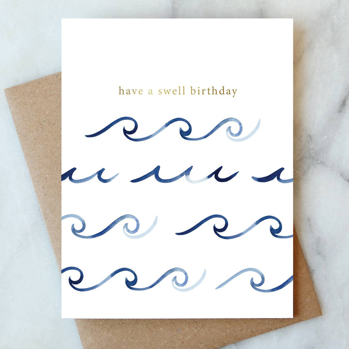 Waves Birthday Card