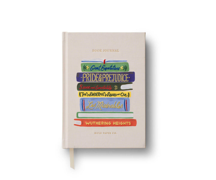 Book Club Embroidered Journal