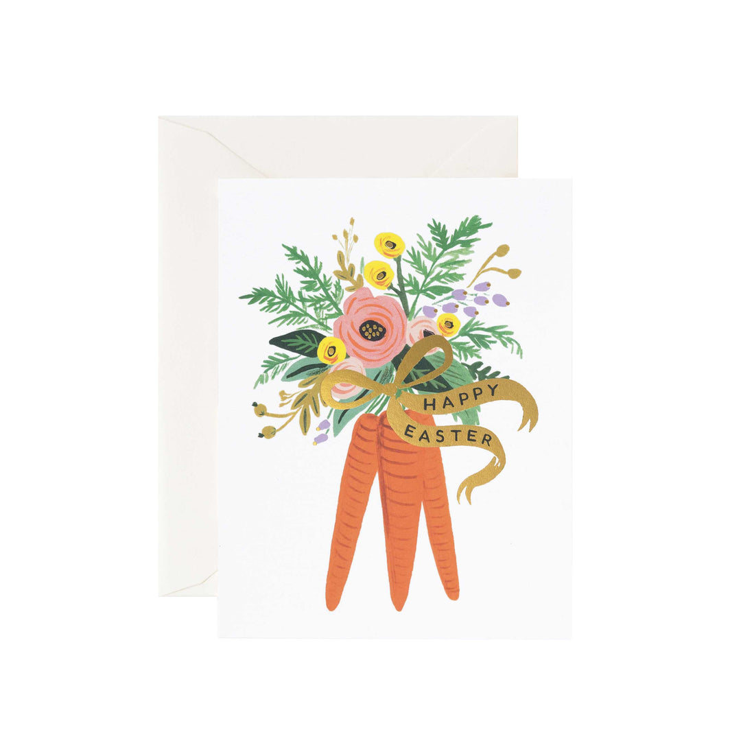Carrot Bouquet Easter Card