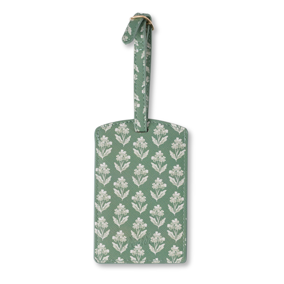 Floral Luggage Tag