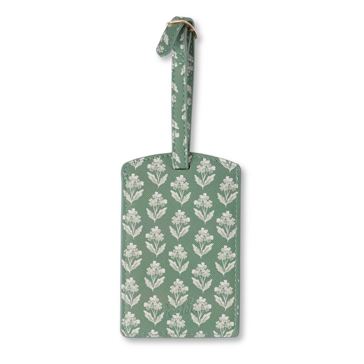 Floral Luggage Tag