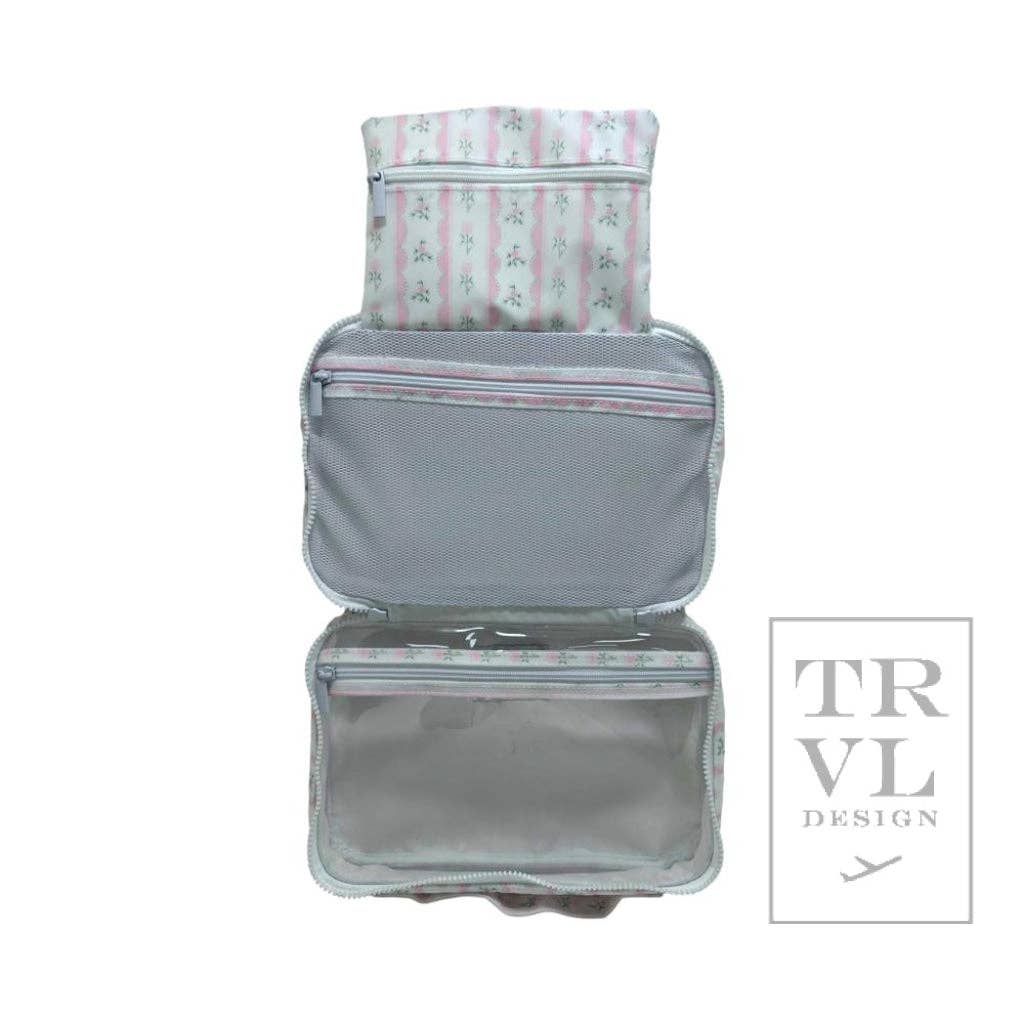 Pink Floral Toiletry Bag