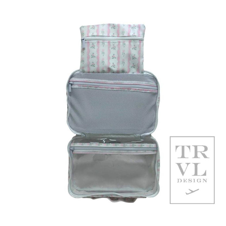 Pink Floral Toiletry Bag