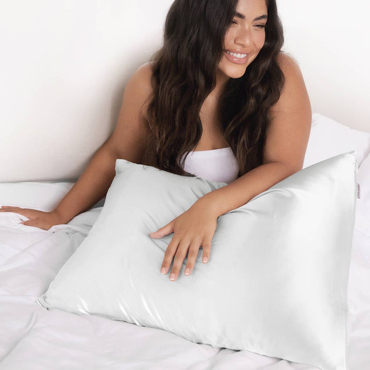 Ivory Satin King Pillowcase