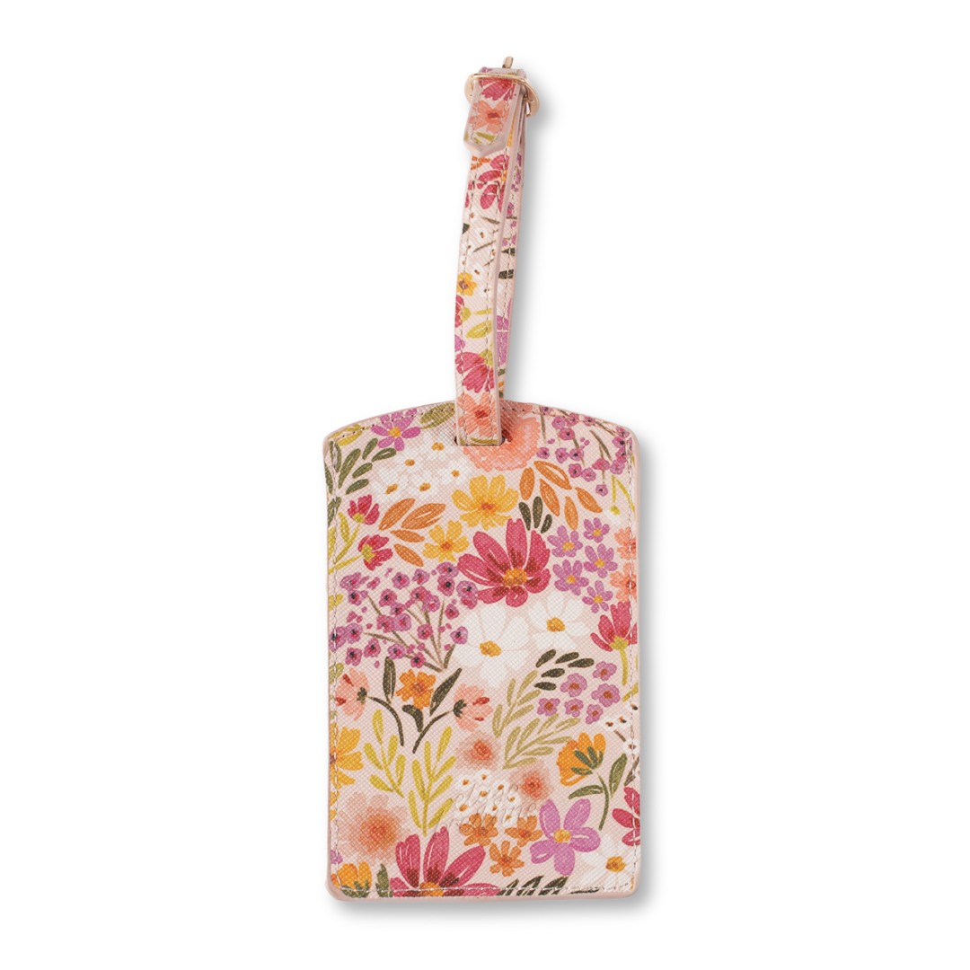 Floral Luggage Tag