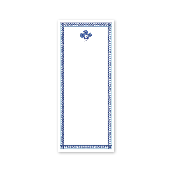 Bombay Blue Skinny Notepad