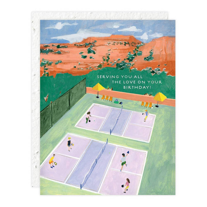Pickleball Birthday Card