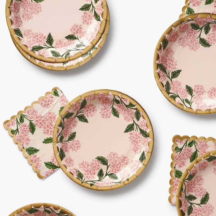 Pink Hydrangea Small Plates