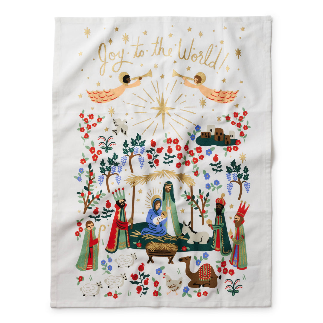Nativity Tea Towel