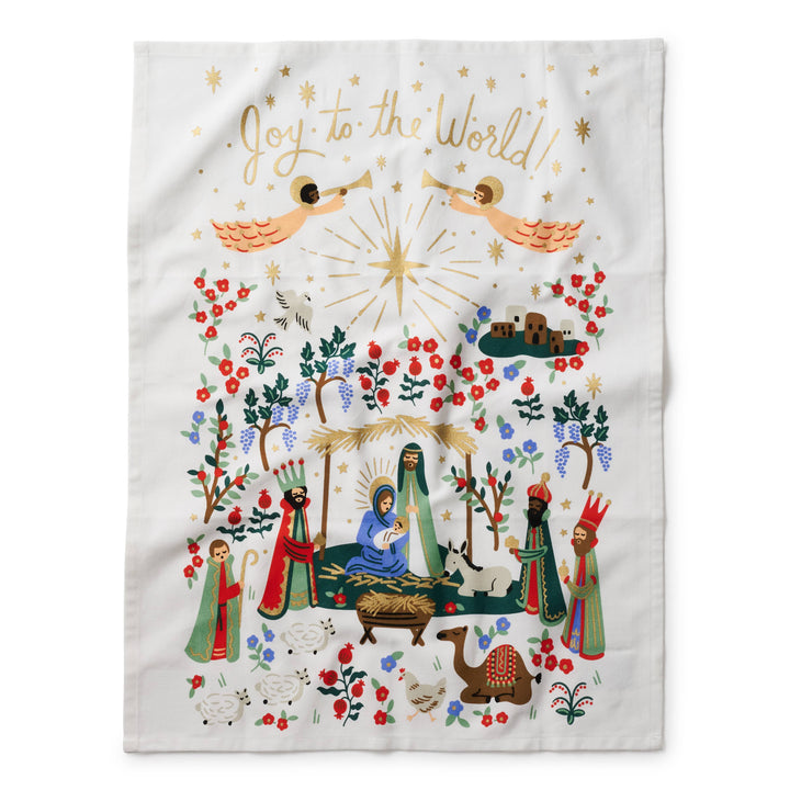 Nativity Tea Towel