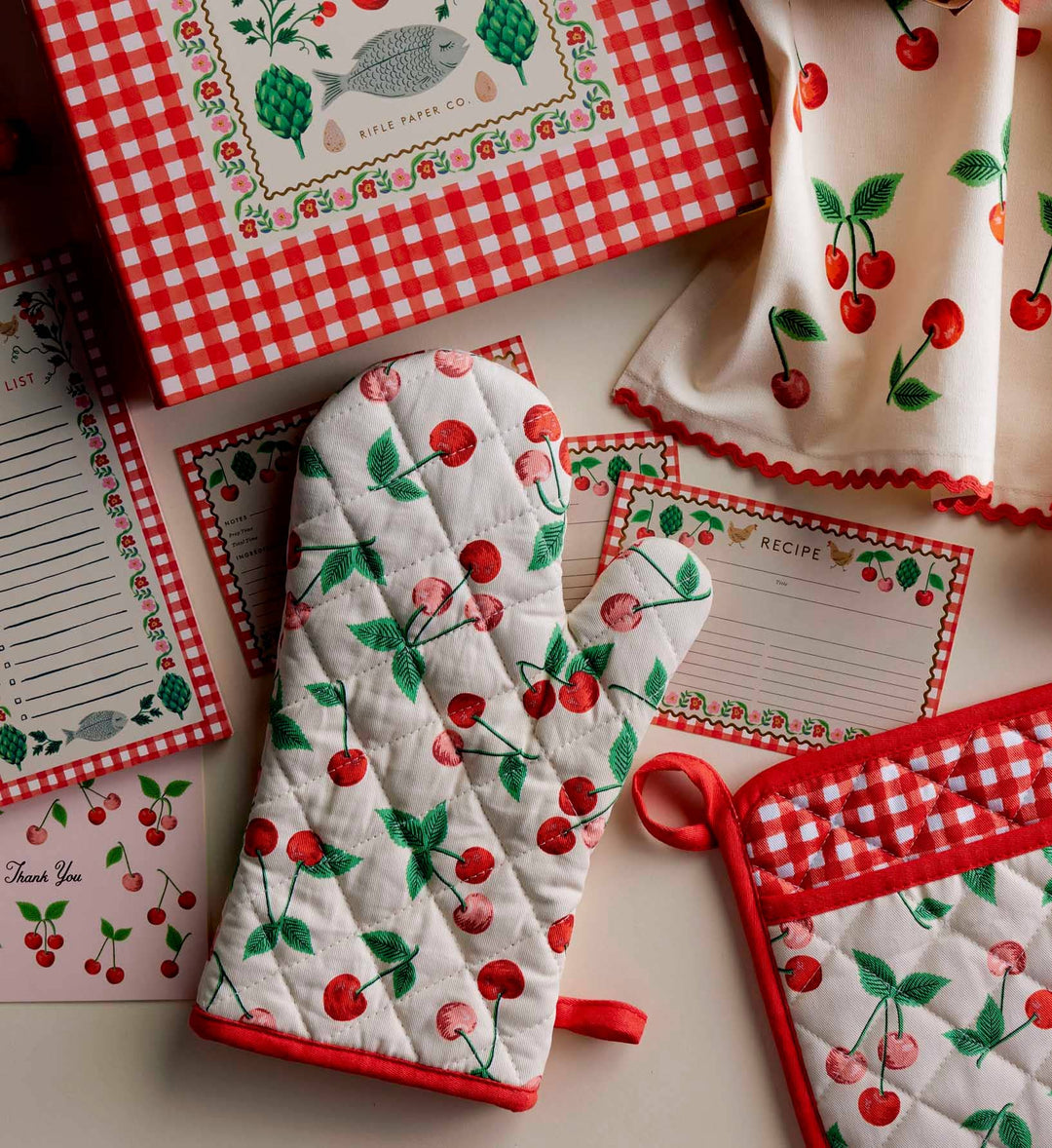Cherries Oven Mitt