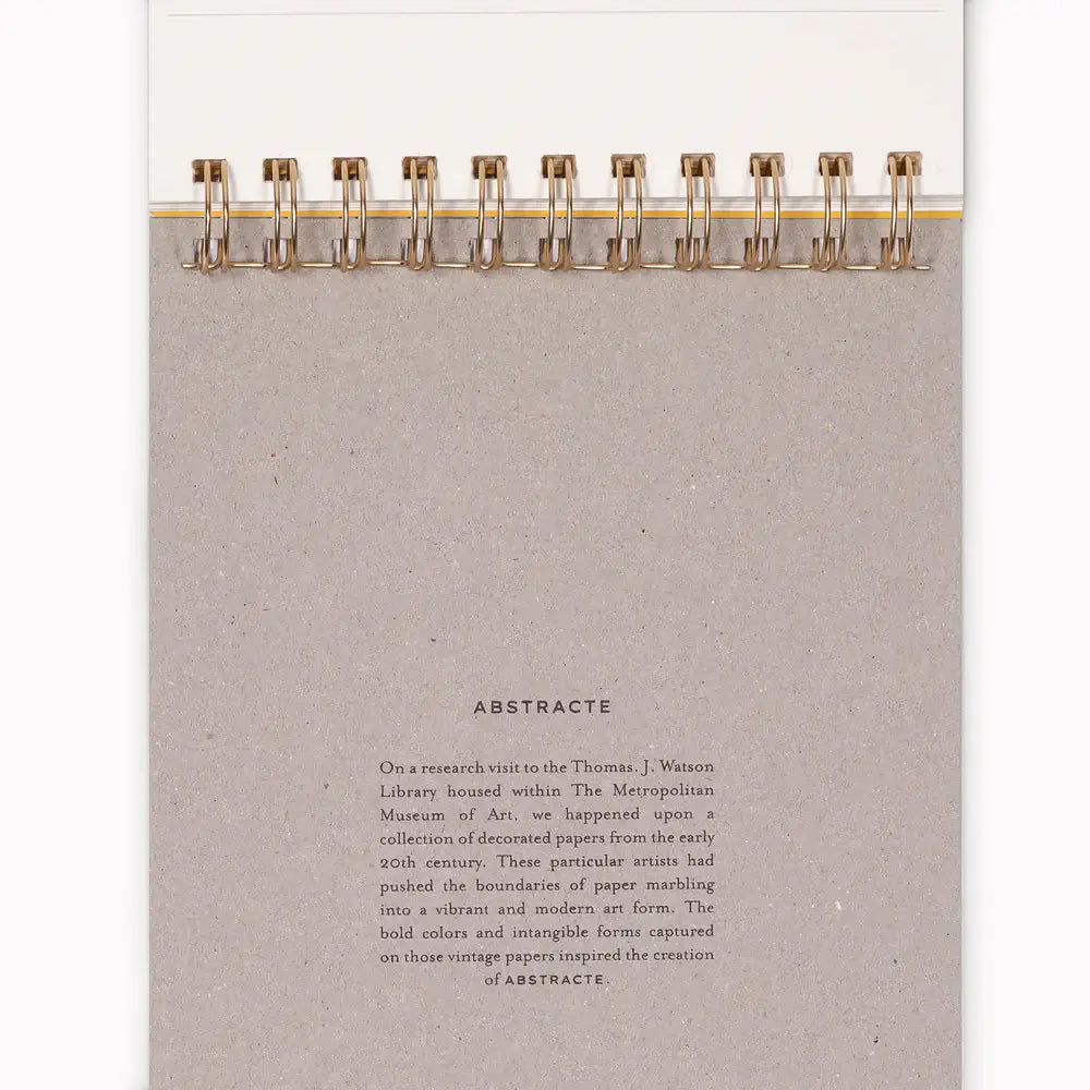 Abstract Marble Top Spiral Notebook