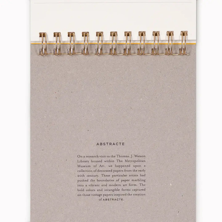 Abstract Marble Top Spiral Notebook