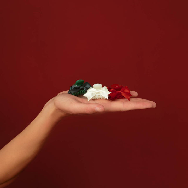 Holiday Mini Claw Clips Set