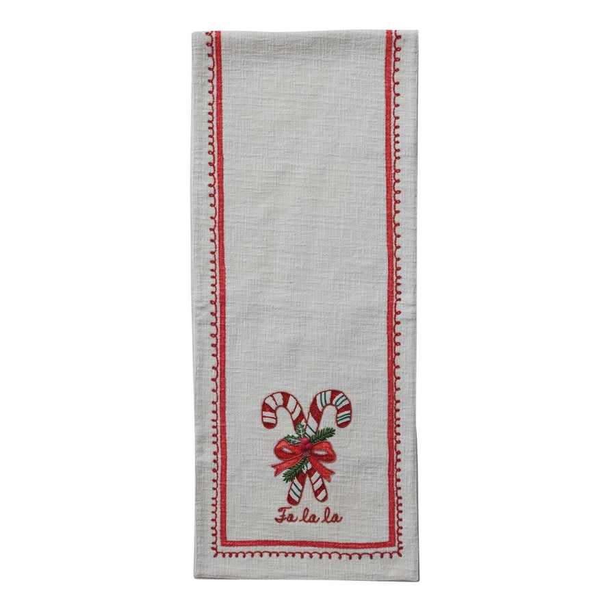 Candy Cane Table Runner