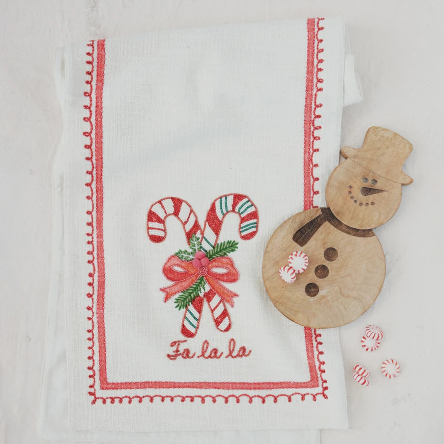 Candy Cane Table Runner