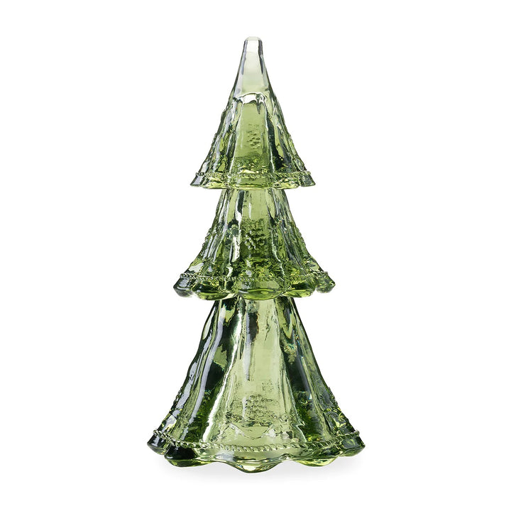 10.5" Stackable Glass Tree Set