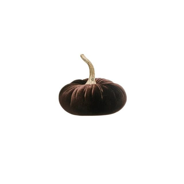 10" Chocolate Velvet Pumpkin