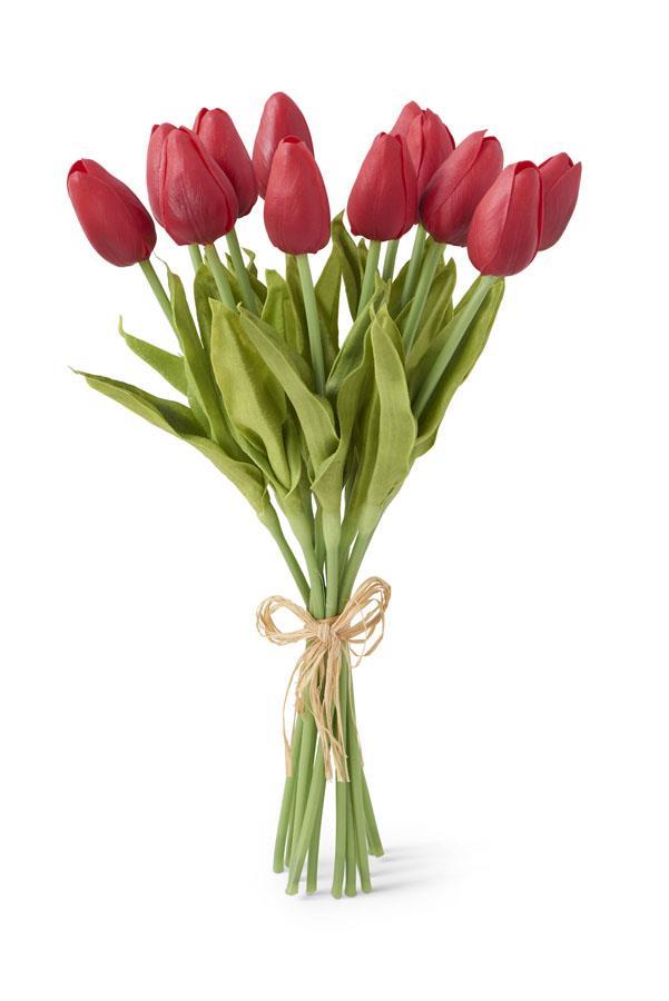 13.5" Red Real Touch Tulip Bundle