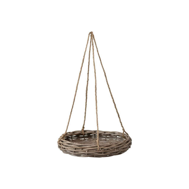 22" Hanging Rattan Basket