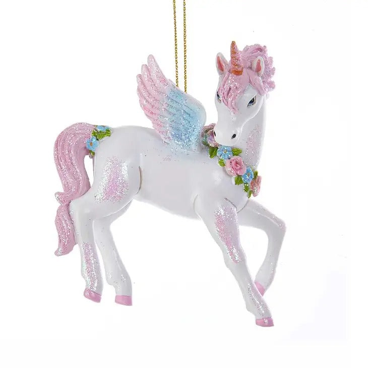 Resin Unicorn Ornament