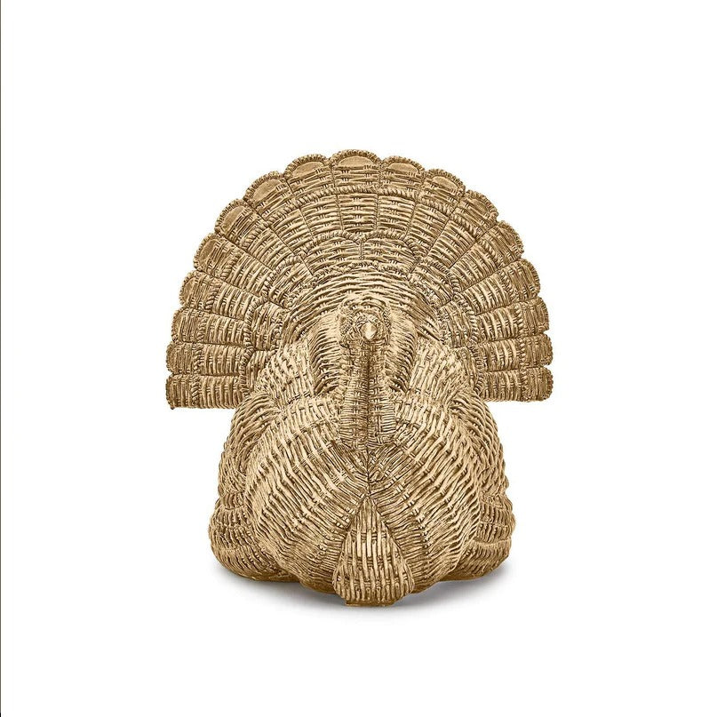 Basket Weave Turkey Decor
