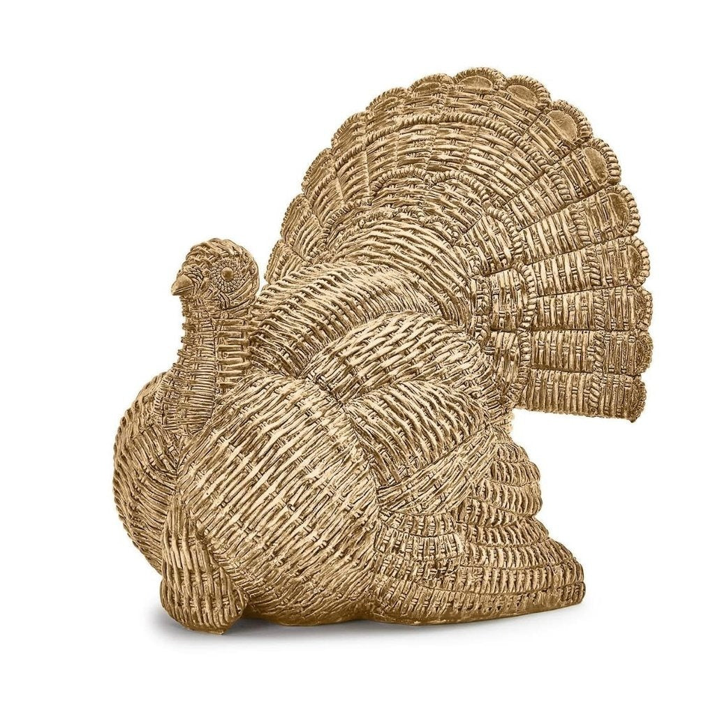 Basket Weave Turkey Decor