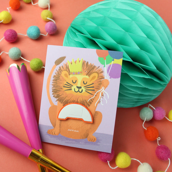 Birthday Lion Pop-up Card
