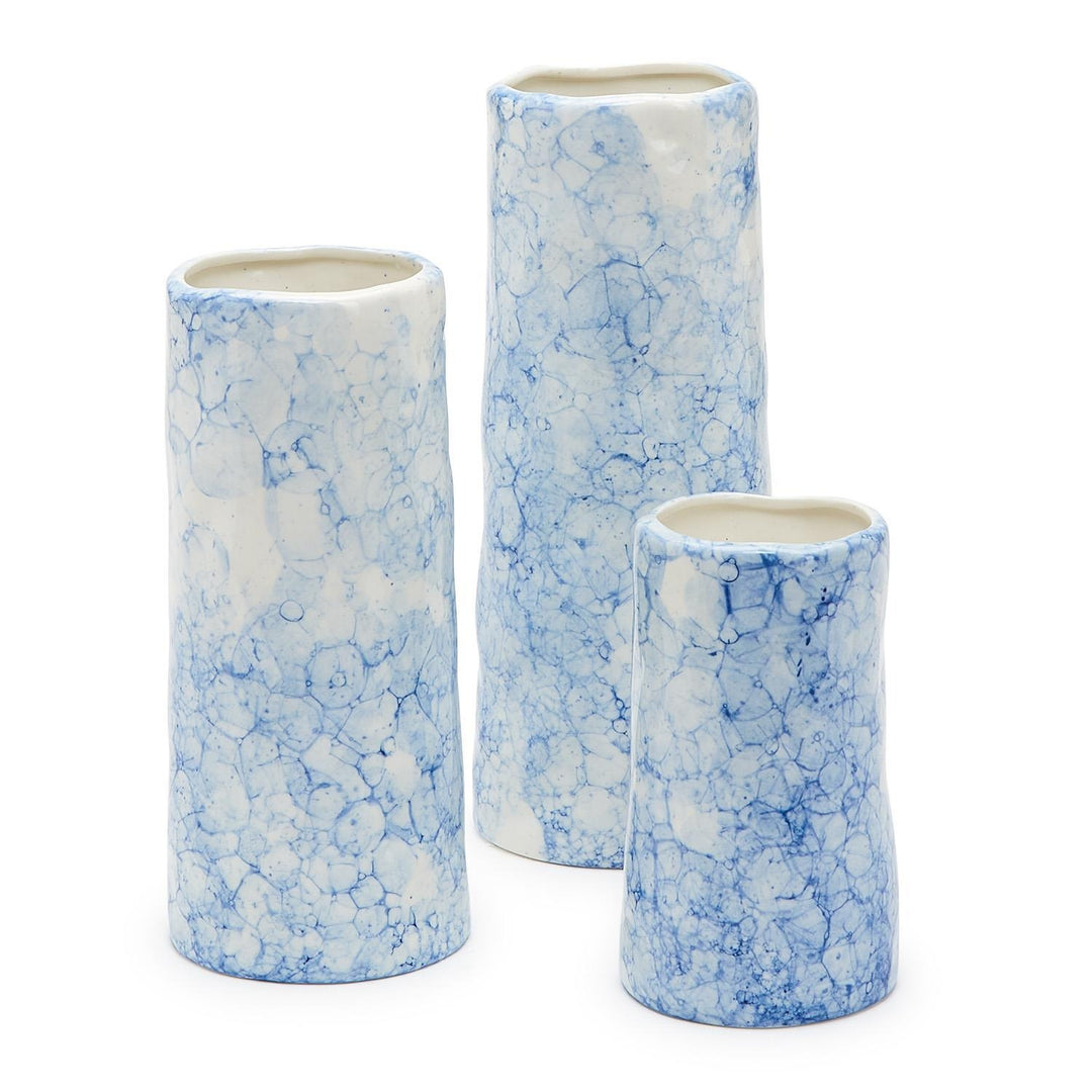 Blue Bubble Glaze Vase