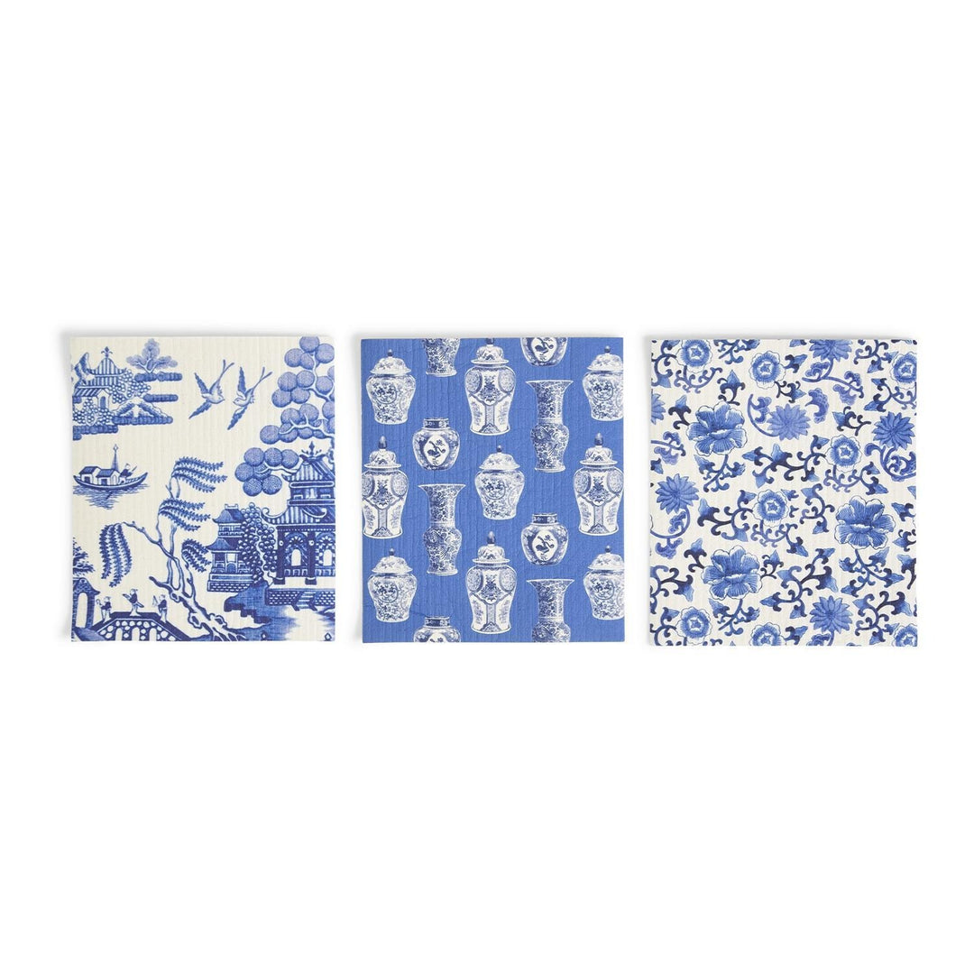 Chinoiserie Biodegradable Dish Cloth