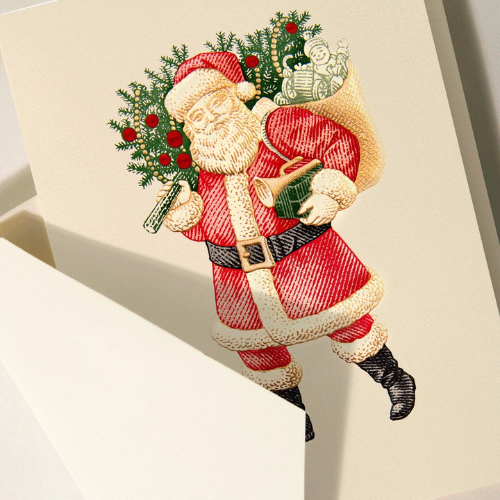 Classic Santa Greeting Card Box Set