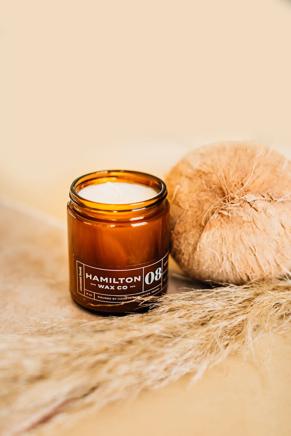 Coconut Husk Jar Candle