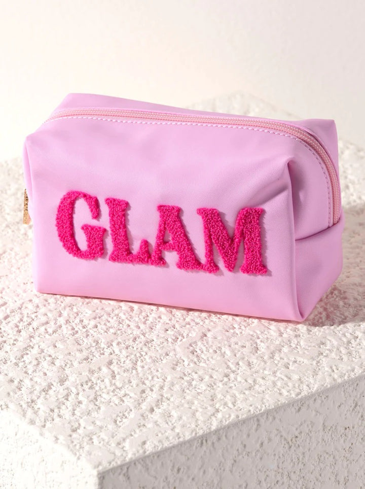 Glam Pink Zip Pouch