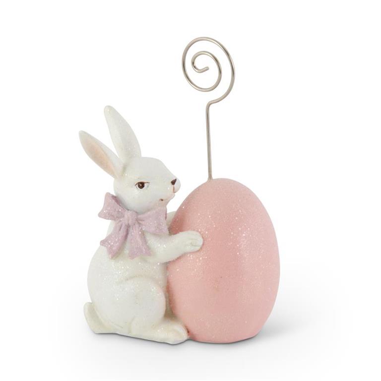 Glitter Easter Bunny Place Card Holder