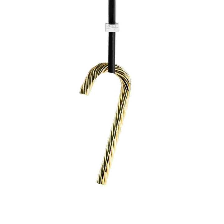 Gold Candy Cane Ornament