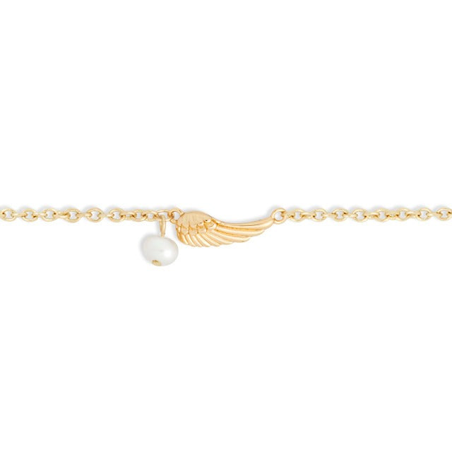 Gold Dainty Wing Bracelet