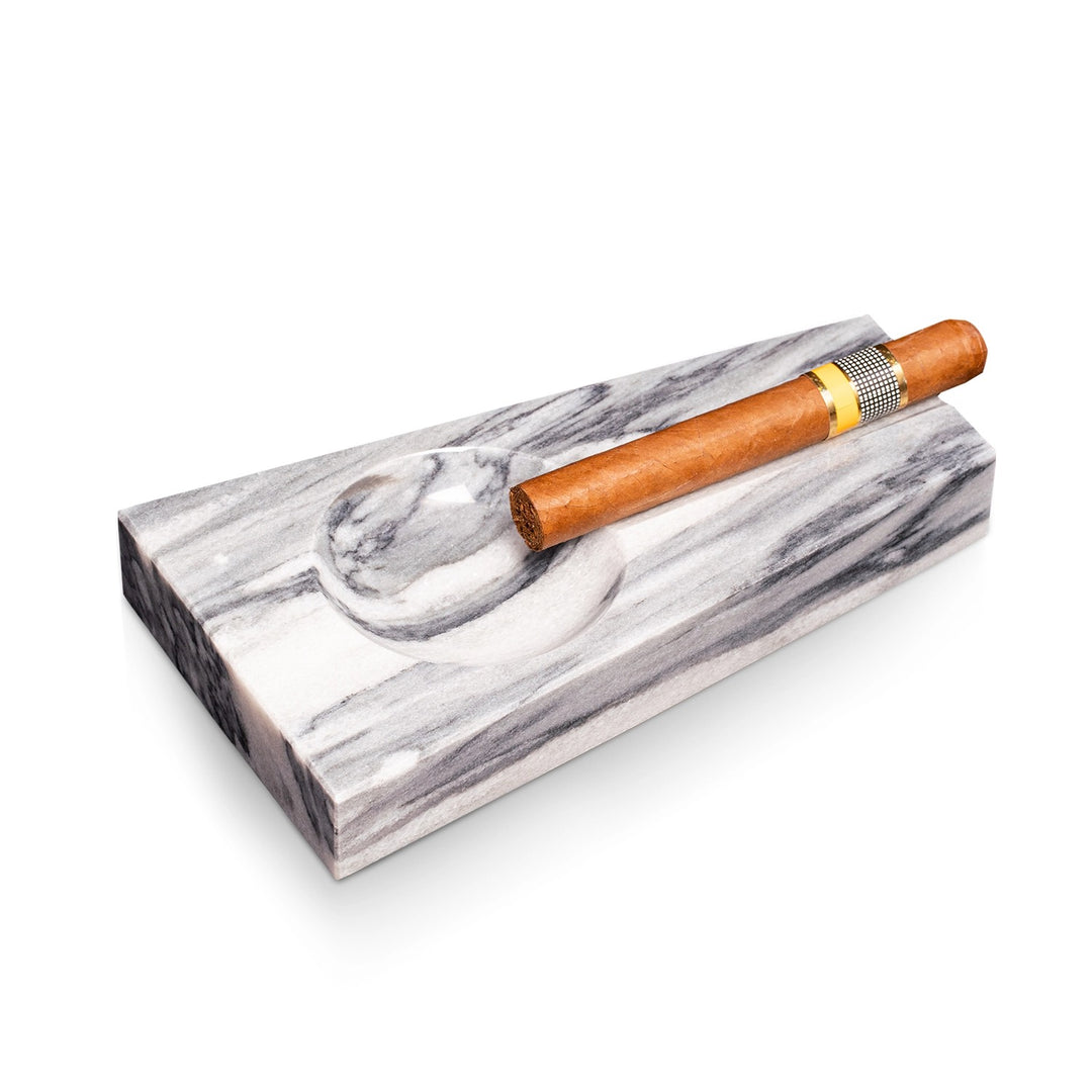 Gray Marble Cigar Ashtray