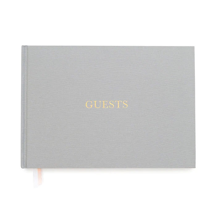 Grey Guest Book