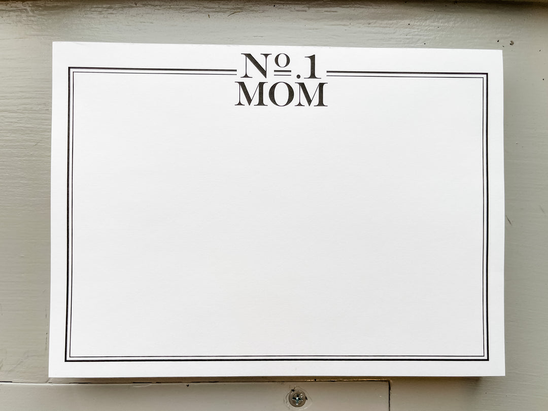 No. 1 Mom Notepad