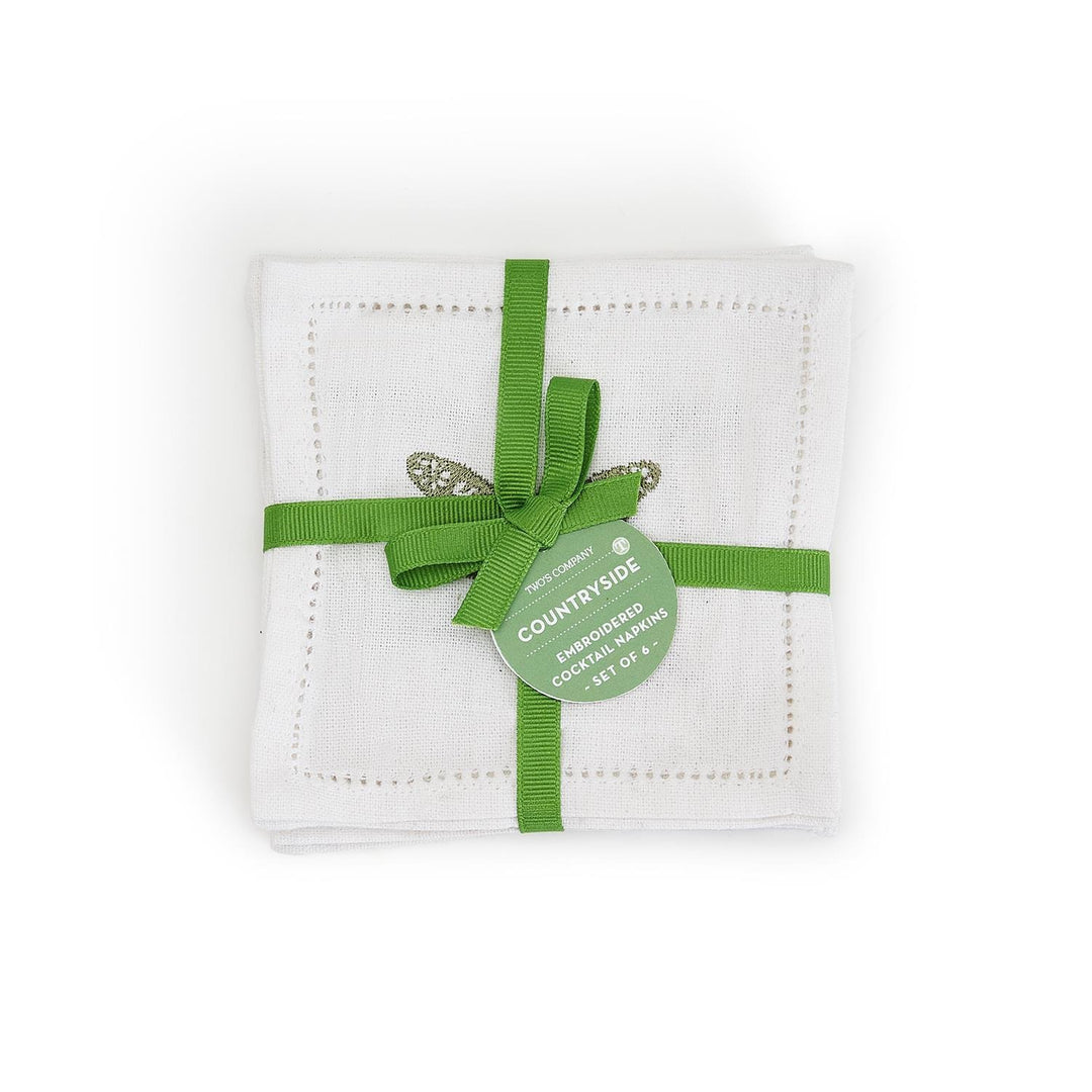 Insect Cocktail Napkin Set/6