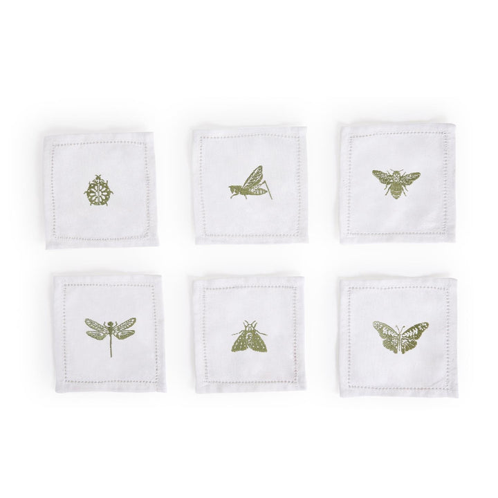 Insect Cocktail Napkin Set/6
