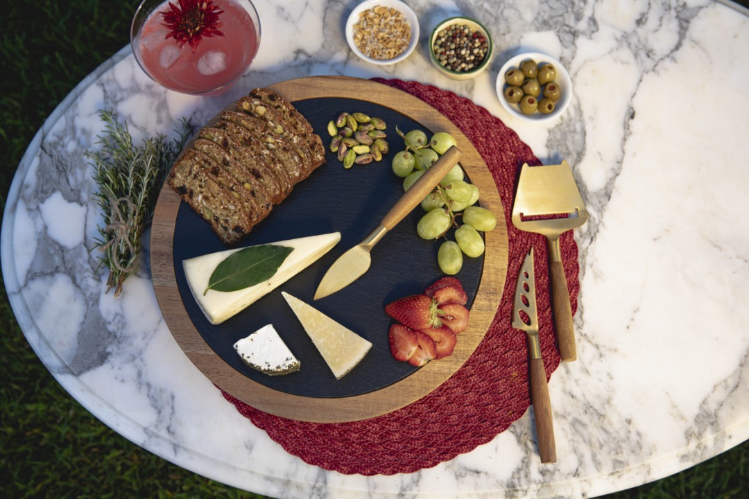 Insignia Slate Cheese Board Set