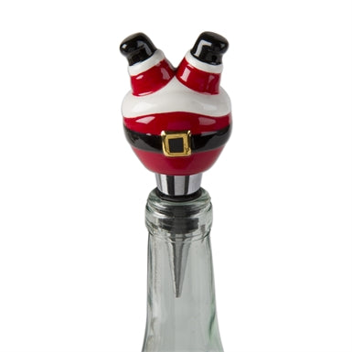 Jolly Santa Bottle Stopper