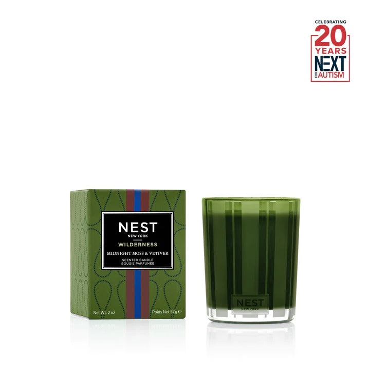 Midnight Moss & Vetiver Votive Candle