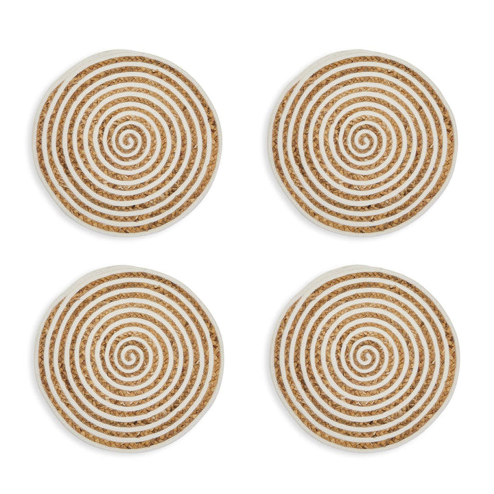 Natural Spiral Rope Placemats
