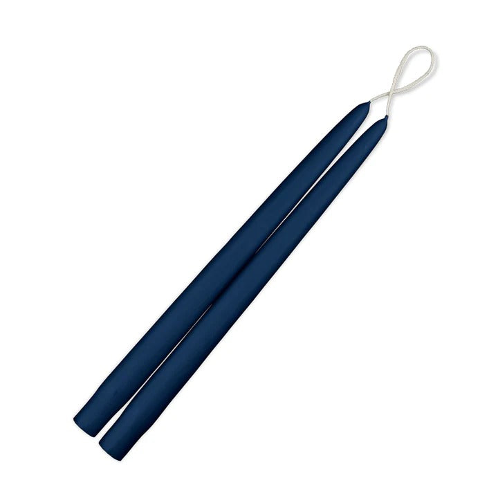 Navy Taper Candle 7/8 X 12
