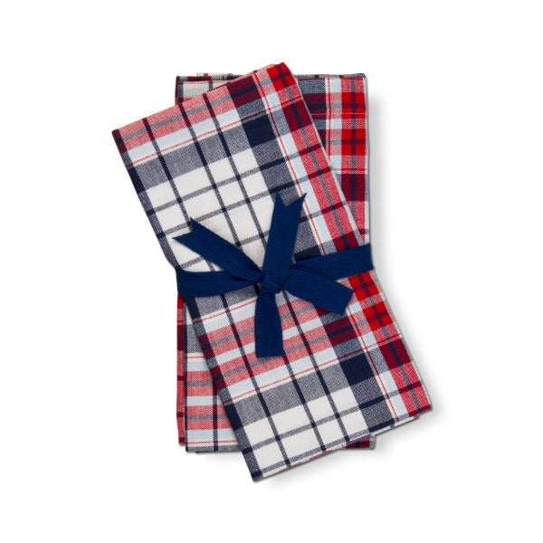 Patriotic Plaid Napkin, Set of 4