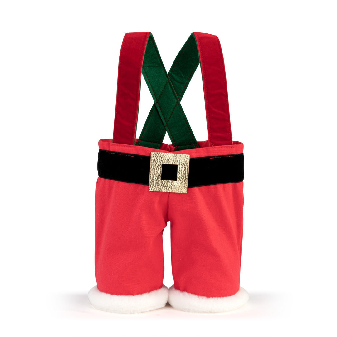 Santa Pants Double Bottle Bag